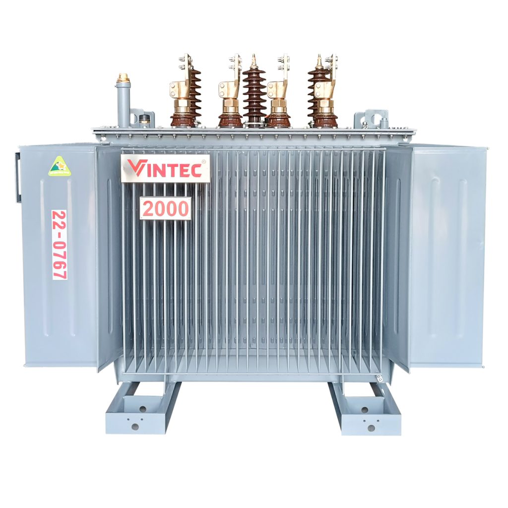 Máy biến áp 3 pha 2000kVA kiểu kín 3