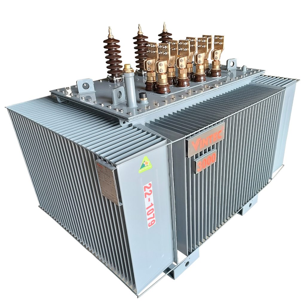 máy biến áp 3 pha 3000kVA kiểu Kín