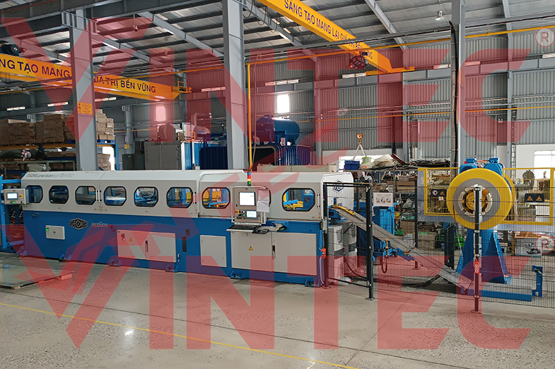 The production technology line for transformers in Vietnam