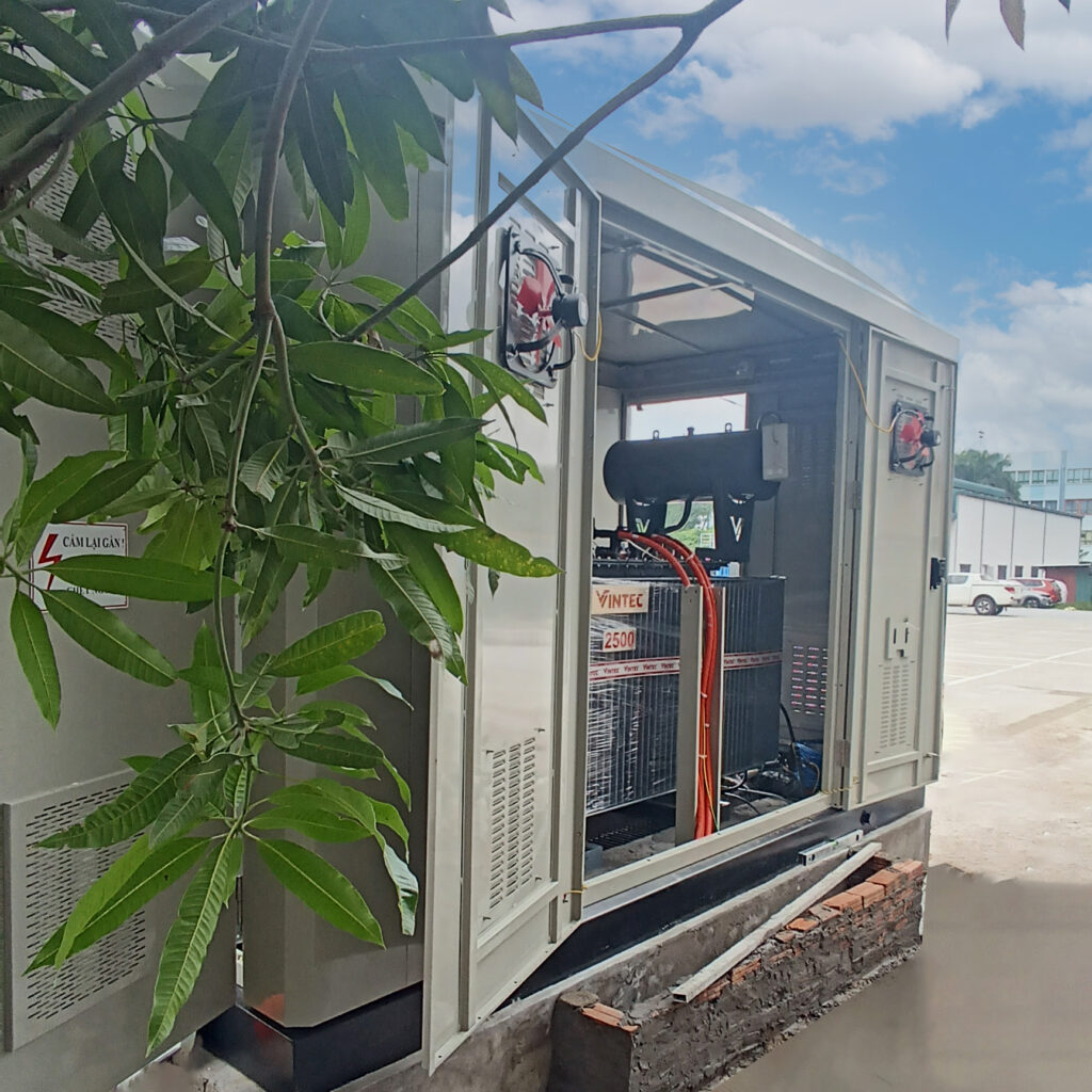 Cấu tạo máy biến áp cho trạm sạc xe điện