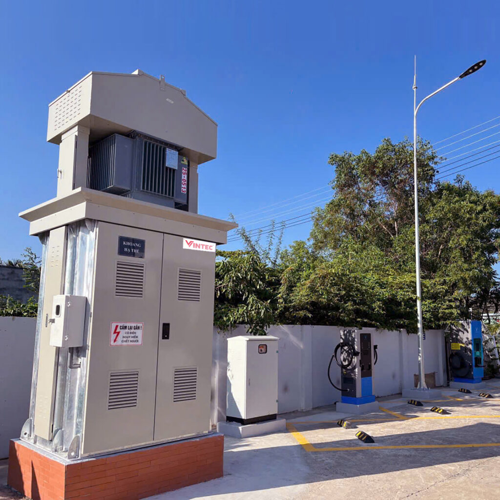 Máy biến áp cho trạm sạc xe điện