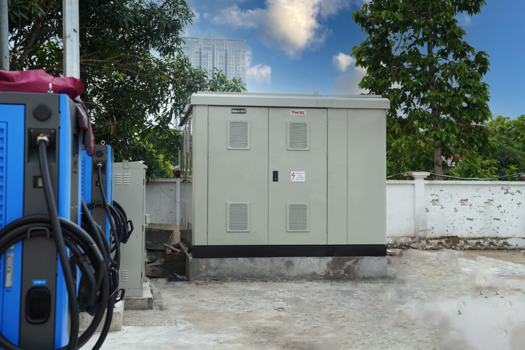 Máy Biến Áp Vintec – Giải Pháp Tin Cậy Cho Trạm Sạc Xe Điện VinFast